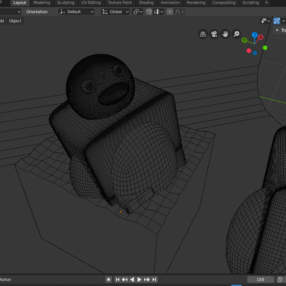 Estrutura wireframe